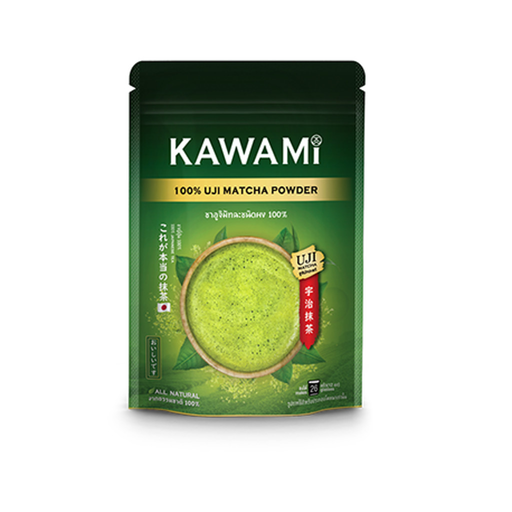 Kawami Uji Matche Powder 100 % 100 g. คาวามิ อูจิ มัทฉะ 100 % 100 กรัม (05-8940)