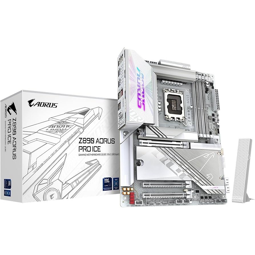 MAINBOARD (เมนบอร์ด) GIGABYTE Z890 AORUS PRO ICE DDR5 (REV. 1.0) (1851)