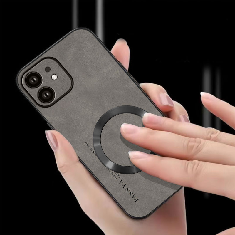 เคส ปลอก iPhone 12 12 Pro 12 PRO MAX 13 PRO MAX โทรศัพท์กรณีป้องกันการสั่นสะเทือนแม่เหล็กแหวนดูดฝาครอบป้องกันที่มีขอบนุ่มและลื่นปกหลัง ybpcxq