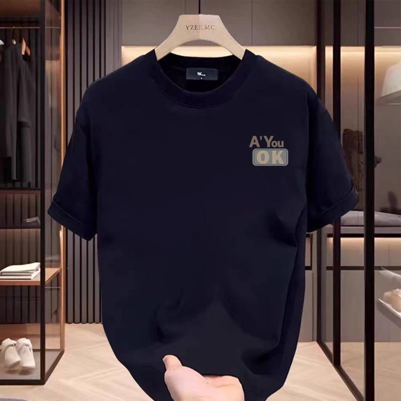 เสื้อยืดคอกลมแขนสั้นพิมพ์ลายตัวอักษร thumbnail 3