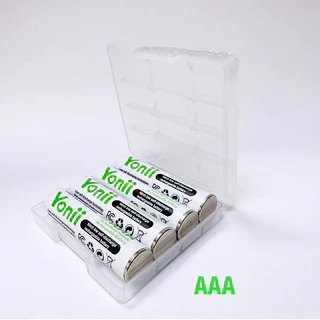 Yonii กล่องเก็บของ AA/18650 และ AAA กล่องใส่ของ ใส่ถ่าน AA/AAA 4 ก้อน ที่เก็บของ ถ่าน aa aaa battery box