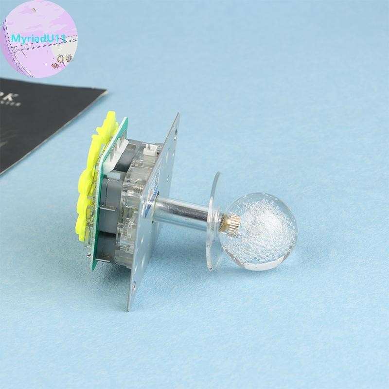 Myriadu 12V LED อาเขตจอยสติ๊กที่มีสีสันเรืองแสงจอยสติ๊กสําหรับ Claw Crane เครื่องเกมอาเขตตกปลาเครื่องหยอดเหรียญ TH