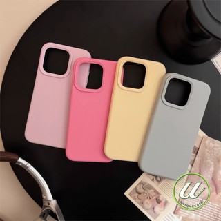 หรูหราสีขนมกันกระแทกโทรศัพท์อ่อนเคส IPhone 11 12 Pro 16 14 12 11 13 15 Pro Max X 7Plus 15 16 7 8 14 Plus XR XS Max 8Plus