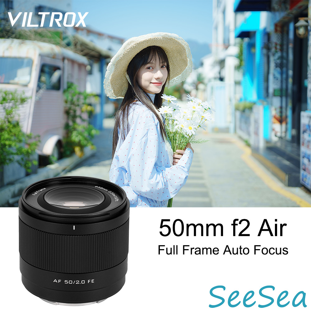 Viltrox 50 มม. f2 Air Full Frame เลนส์โฟกัสอัตโนมัติสําหรับ Sony E Nikon Z Mount 50mm f2