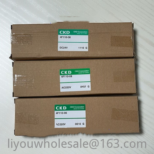 Ckd วาล์วยี่ห้อใหม่พร้อมสต็อก 4F110-08-AC220V-DC24V 4F120/130/140-08-DC24V 4F110-06