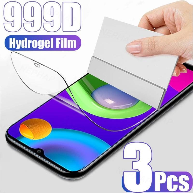 RealmeGT5 GT7 GT7T GT6 GT6T 3 ชิ้น 999D HD Clear Soft Hydrogel ฟิล์มสําหรับ Realme GT 7 7T 6T 6 GT7 