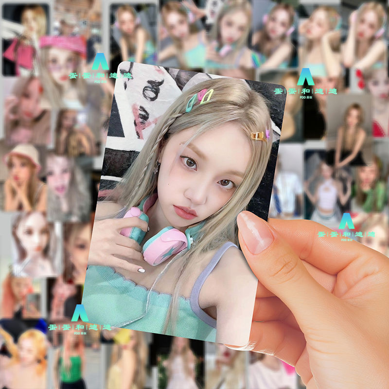 Song Yuqi Photo Card55Zhang gidle Single High Face Card Merchanded song Yuqi ความละเอียดสูงและประณีต