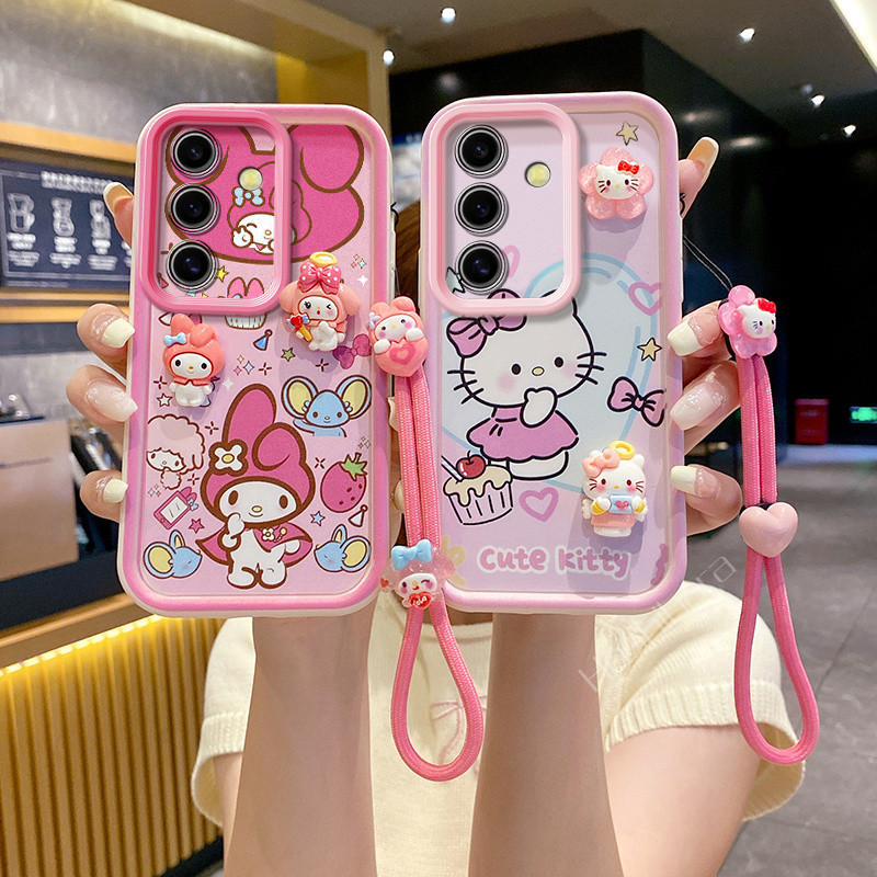 เคสโทรศัพท์ Samsung Galaxy A06 A05 A05s A16 A36 A56 LTE 4G 5G เคส ดีไซน์ใหม่ น่ารัก การ์ตูน 3D เมโลด
