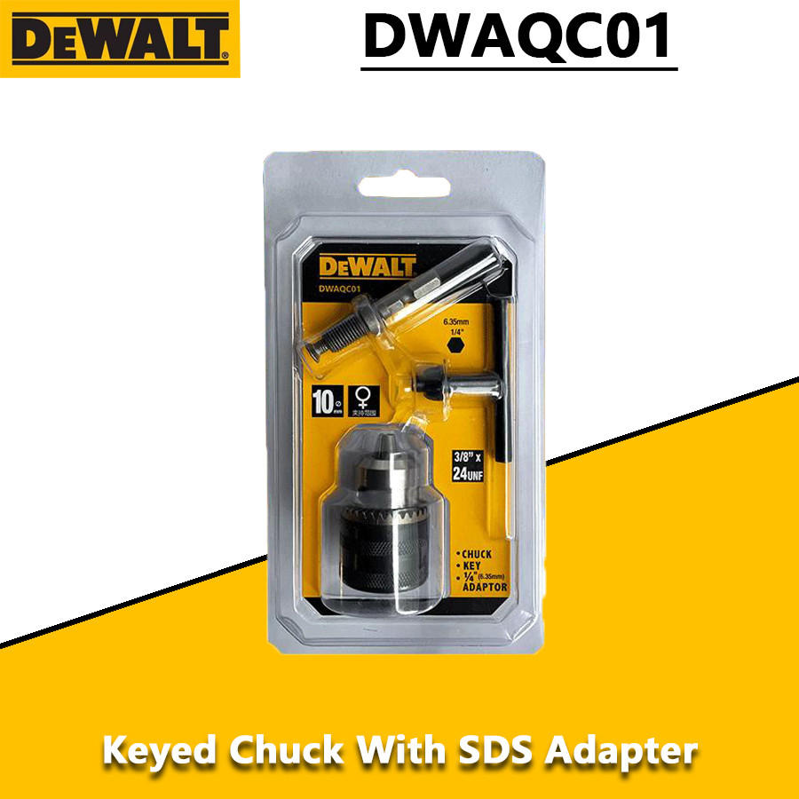 Dewalt DWAQC01 เจาะ Bit Key เจาะ Chuck SDS 1/4 “Hexagonal Impact สกรูอะแดปเตอร์ Driver ด้าย Quick เปลี่ยน Joint อุปกรณ์เสริม ราคา ถูกที่สุด ดีลบีเคเค แกลเลอรีภาพที่ 3