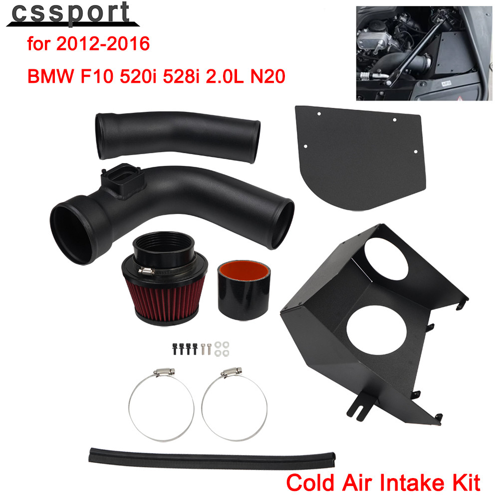 1 ชุดชุดไอดีอากาศเย็นเหมาะสําหรับ 2012-2016 BMW F10 520i 528i 2.0L N20