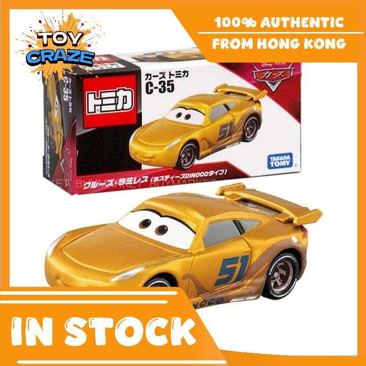 [ของแท้] Takara Tomy Disney Tomica Pixar Cars C-35 Cruz Ramirez (ประเภท Rusteze Dinoco)