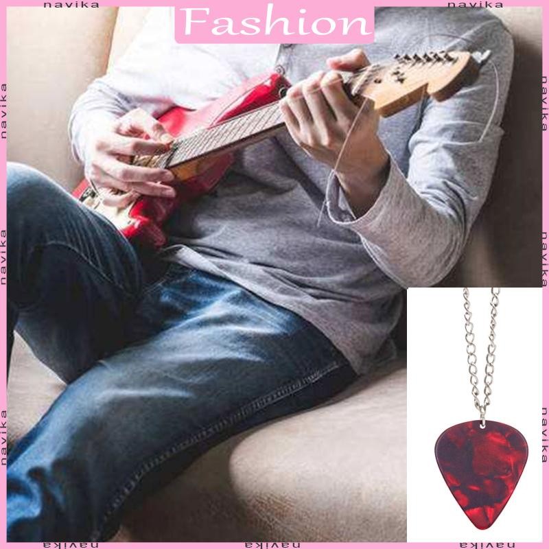 Nav Unique Hellfire Club Necklace Eddie Munson Guitar Pick Pendant Necklace