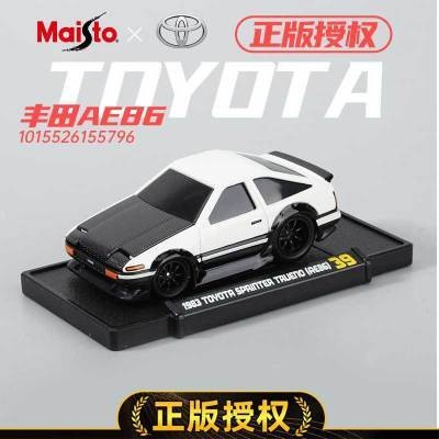 Meritor รูปที่ 1: 64 ล้อแม็ก TOYOTA AE86 จําลองกล้ามเนื้อโลหะผสมรถรุ่นคอลเลกชันเครื่องประดับชายออกจา