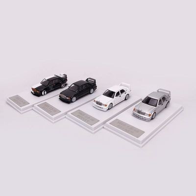 SEEKER 1: 64 Mercedes-Benz 190E 2.5-16 Evolution Premium Speed Black White Alloy Car Model Out of Pr