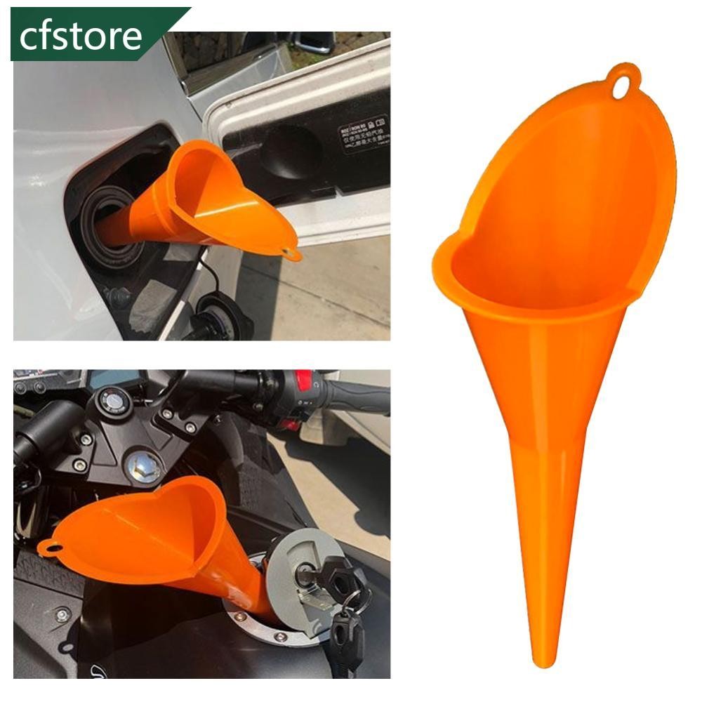 CSE Universal Motorcycle Filler คอช่องทางน้ํามันหยดพลาสติกรถเติมน้ํามัน