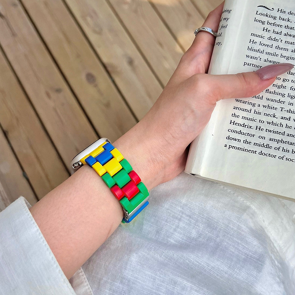 Y2k น่ารัก Iridescent PC Splicing สําหรับ Honor Watch Choice 2i นาฬิกาสําหรับ Honor Choice 2i นาฬิกาสายคล้องคอสายรัดข้อมือสร้อยข้อมือ - รูปที่ 4