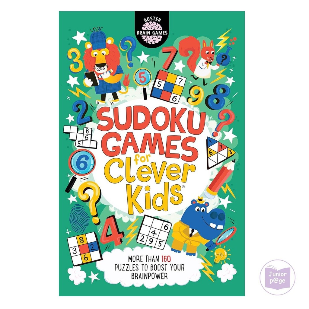 เกม Sudoku for Clever Kids: มากกว่า 160 ปริศนาเสริมพลังสมอง (Buster Brain Games)