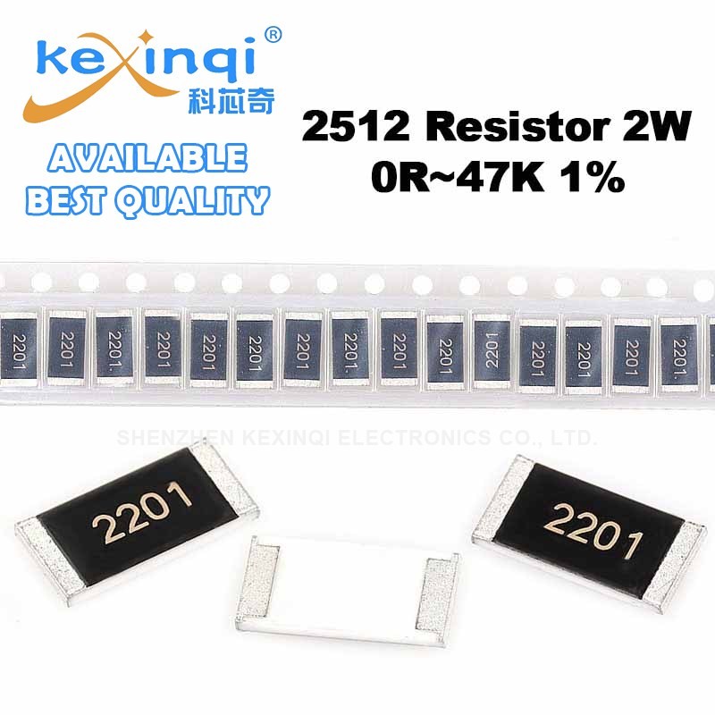 (10 ชิ้น) 2512 ตัวต้านทาน 1% 2W 0.01R 1R 100R 0.002R 0.02R 0.1R 0.2R 2R 10R 33R 10K 0R 51R 4.7R 22R 