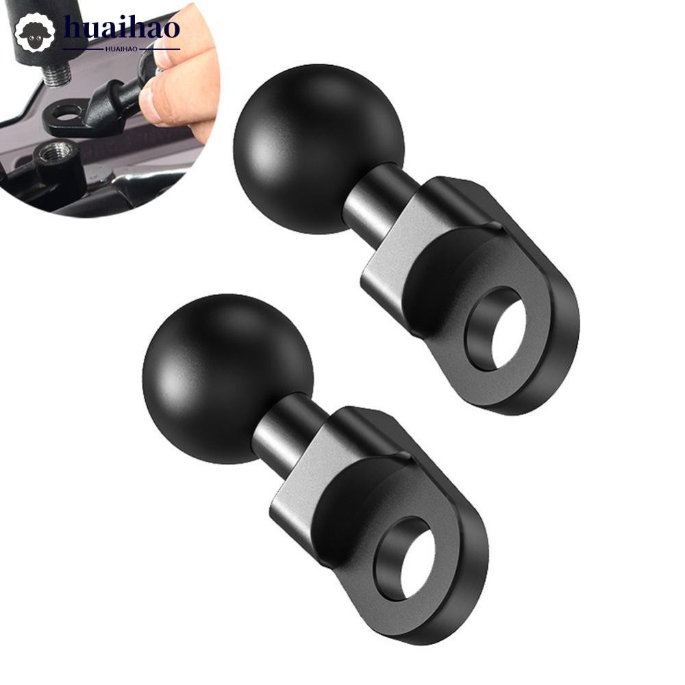 HUAIHAO รถจักรยานยนต์รถ Headrest 1 นิ้วสําหรับ GPS โทรศัพท์ผู้ถือ M6 M8 M10 ฐานสําหรับกล้องอุปกรณ์เส