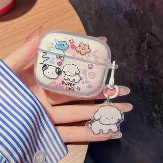 สําหรับ OPPO Enco Buds3/Buds 3 Pro เคส Case หูฟังบุคลิกภาพ วาฬ ลูกสุนัข ดอกไม้ ดาว ผีเสื้อ motif