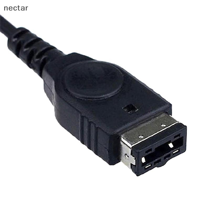 TAR 1PC สีดํา USB ชาร์จ Advance Line สายไฟสายชาร์จสําหรับ/SP/GBA/GameBoy/Nintendo/DS N