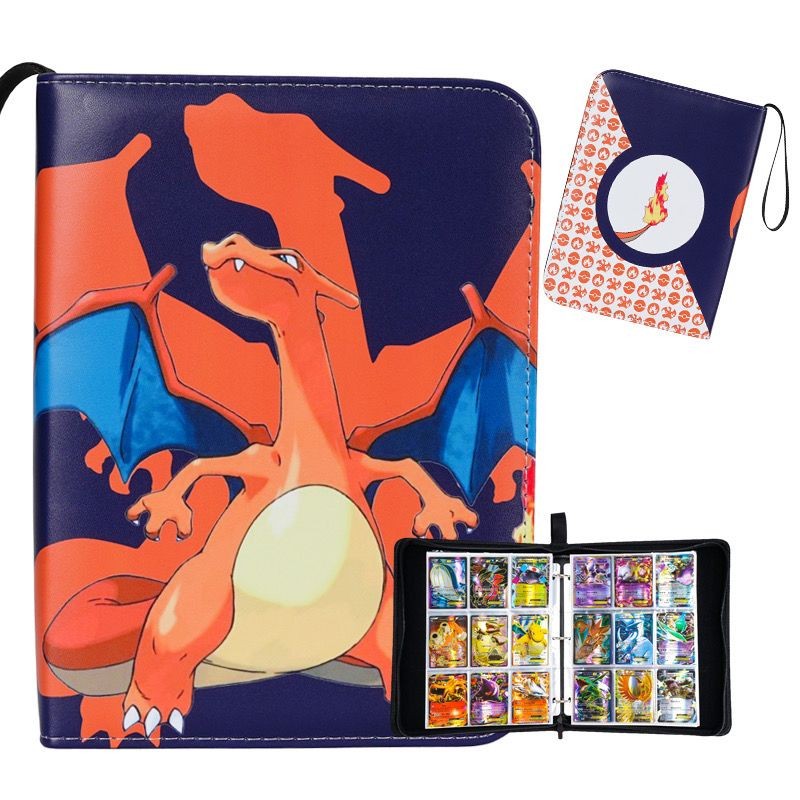 Pokémon Card Book PTCG Card Bag Card Box Storage Book Jiugongge Pokémon Card Book, Card Collection B