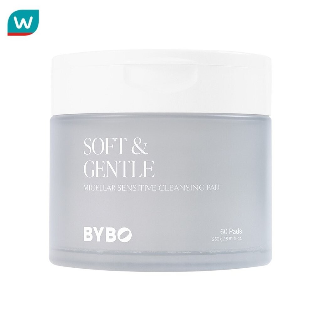 Bybo บายโบ คลีนซิ่ง เเพด ซอฟท์ เเอนด์ เจนเทิล ไมเซลลาร์ เซนซิทีฟ 250 กรัม