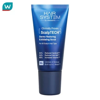 Hair System by Watsons แฮร์ ซิสเตม บาย วัตสัน สคัลพ์เทค เดอร์โม รีสโตร์ริ่ง เอ็กซ์โฟลิเอตติ้ง สครับ 120กรัม