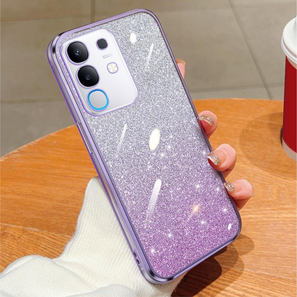 เคสนิ่ม Vivo Y29 4G Luxury Glitter Tpu Silicon Plating