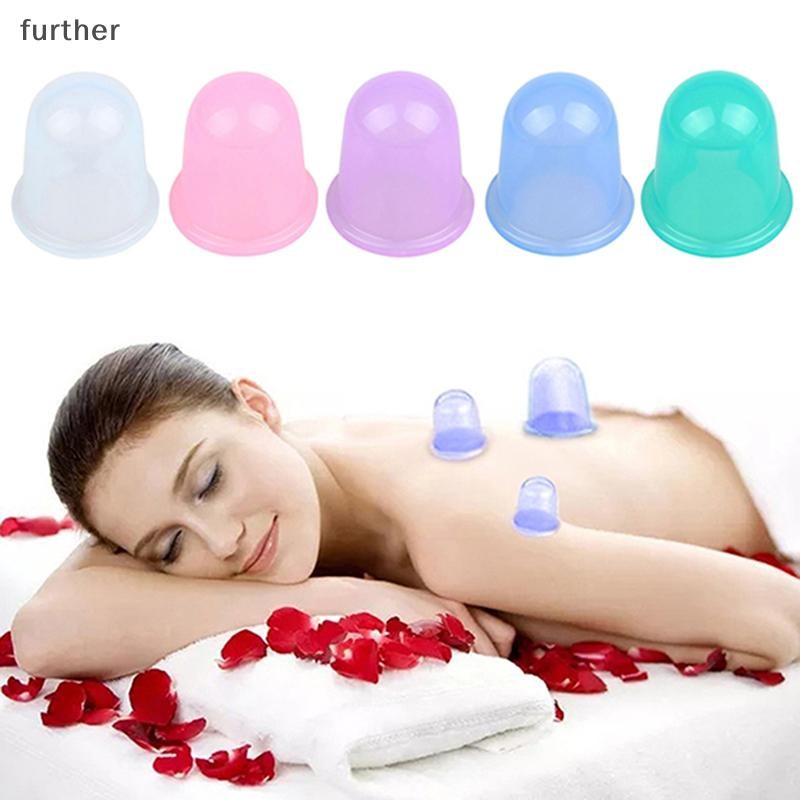 [further] Body Massage Helper Anti Cellulite Vacuum Silicone Massage Cupping Health Care [TH]