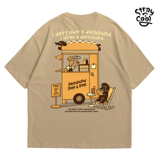 Strayandcool เสื้อยืดโอเวอร์ไซส์ "Dachshund Club" Oversized T-shirt
