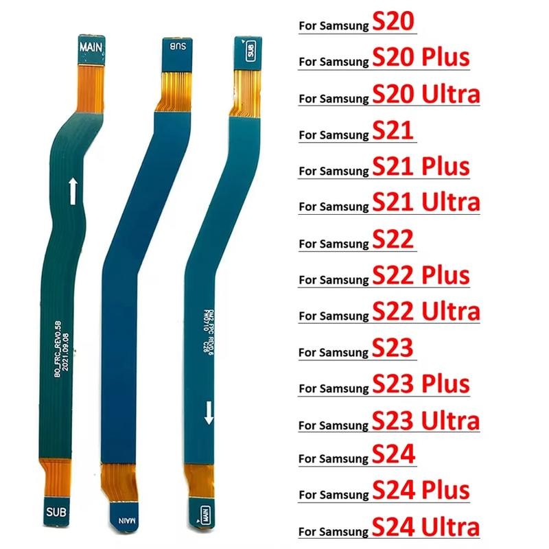 ใหม่สําหรับ Samsung S20 S21 S22 S23 S24 Plus Ultra Fe 4G 5G สัญญาณเสาอากาศบอร์ดหลักเชื่อมต่อ LCD เมนบอร์ด Flex สาย| | - Aliexpress
