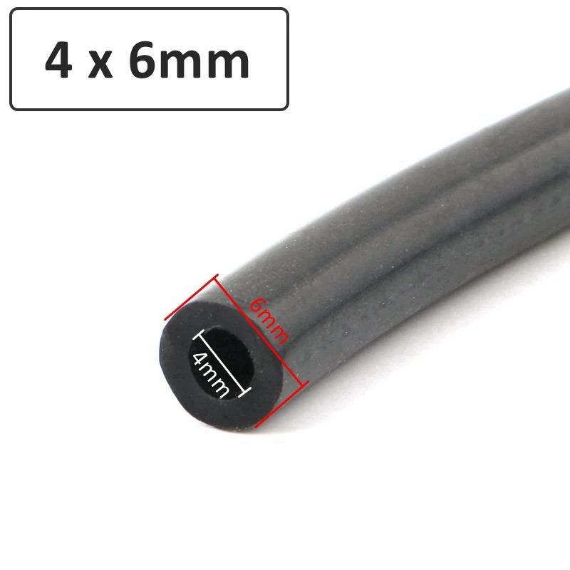 1/5M ท่อซิลิโคนสีดำ3 ~ 38มม. ท่อยางทนความร้อนหนายืดหยุ่นได้สายปั๊มลม ราคา ถูกที่สุด ดีลบีเคเค แกลเลอรีภาพที่ 6