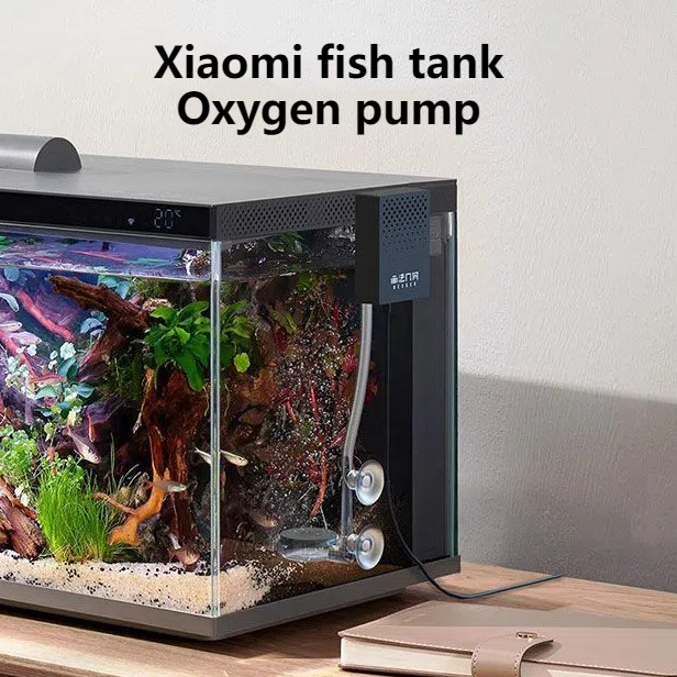 Xiaomi Fish Tank ปั๊มออกซิเจนในครัวเรือน ปั๊มออกซิเจน ตู้ปลา เครื่องผลิตออกซิเจน ถังปลาเงียบพิเศษ ปั๊มออกซิเจนขนาดเล็ก