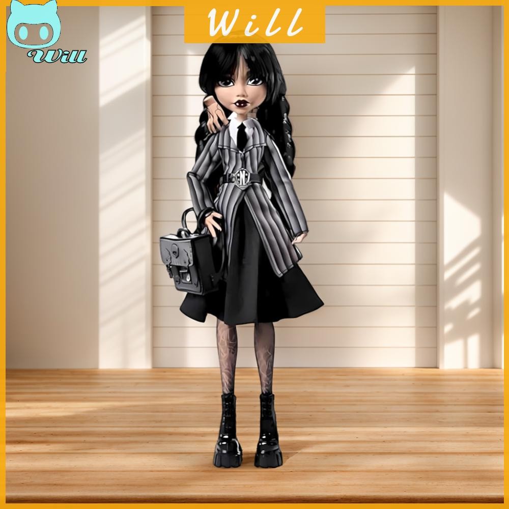 พร้อมส่ง Monster High Wednesday Addams Doll ของแท้ %