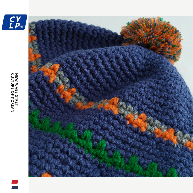 2024 ฤดูหนาวสไตล์ชาติพันธุ์เย็บสีถักหมวกผู้หญิงเย็นหลักฐานอบอุ่นแฟชั่นย้อนยุคพู่ป้องกันหูหมวกขนสัตว์ - รูปที่ 7