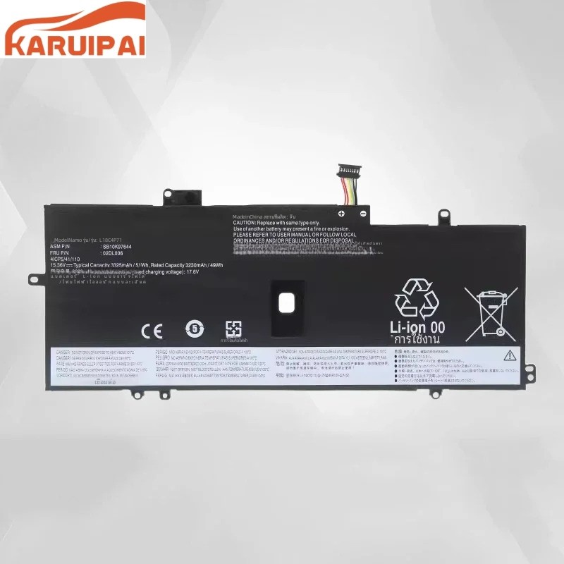 ✿แบตเตอรี่แล็ปท็อป l18m4p72สำหรับ Lenovo ThinkPad X1คาร์บอน7th 2019 2020 l18l4p71