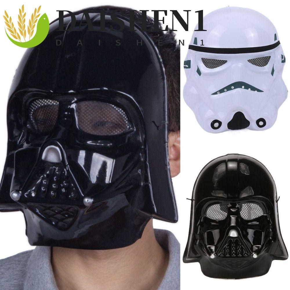 Daishen1 Darth Vader Mask, ภาพยนตร ์ อะนิเมะ Star Wars Mask, ความแปลกใหม ่ พลาสติกคอสเพลย ์ Masquerade Full Face Cover ฮาโลวีน Carnival