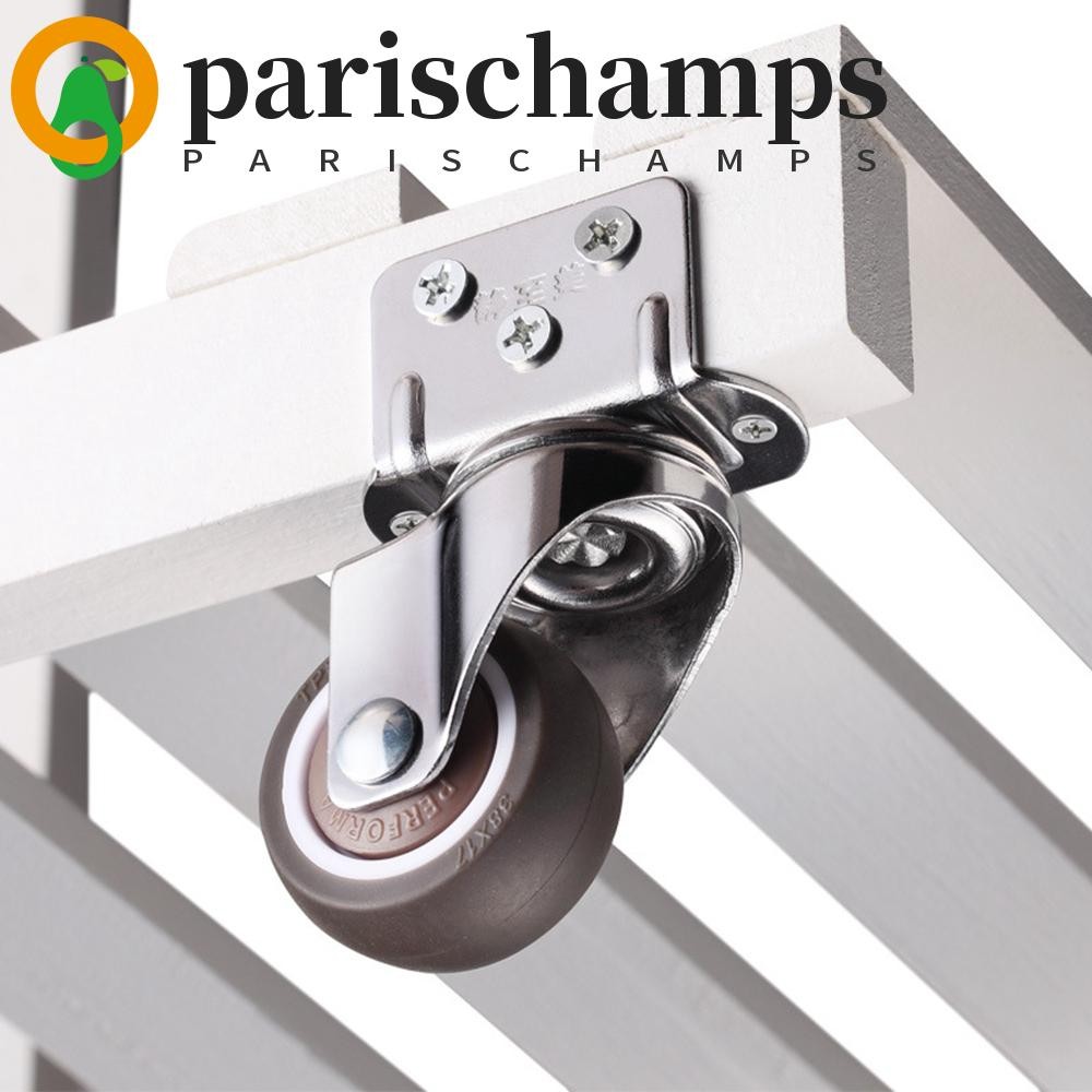 Parischamps ลูกล้อหมุน L ประเภท 4 ชิ้นในครัวเรือนอุปกรณ์เสริม Roller สําหรับรถเข็นล้อเปลเด็ก