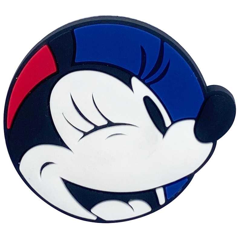 1pcsMickey Minnie 50 PVC Disney Series Jibbits สําหรับ crosc Charms อุปกรณ์เสริมสําหรับผู้หญิง