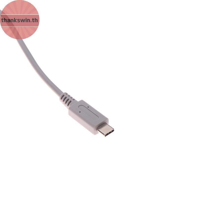 Thankswin 1 ชิ้น 2 เมตรสีเทาสําหรับ WII สําหรับ WII U โฮสต์ PD สายไฟสายชาร์จสายไฟอุปกรณ์ซ่อม th