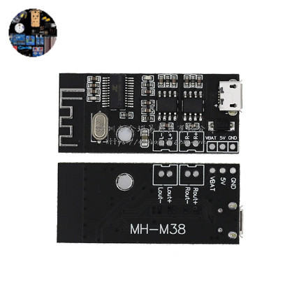 MH-M38 MX8 Bluetooth 4.2 เครื่องขยายเสียงสเตอริโอสองช่องบลูทูธ