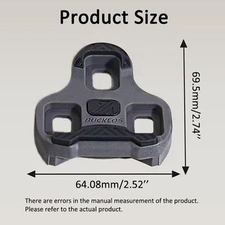 Bucklos Cleat สิ่งที่แนบมาจักรยานเสือหมอบกันลื่น 0/4.5/9° Look KEO Cleats Pedal RB Durable Cleat Cycling Parts