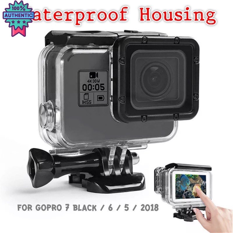 เคสกันน้ำ GoPro 7 Black / 6 / 5 Waterproof Housing Caseกล้อง GoPro Hero 2018 / 5 / 6 / 7 Black