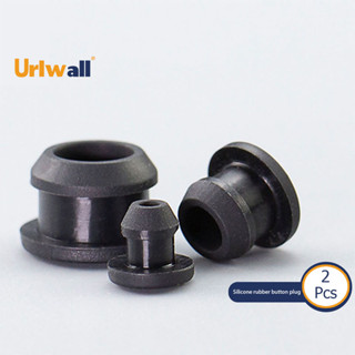 Urlwall 1/2/5/10 ชิ้นสีดําซิลิโคนเกรดอาหารฝาครอบรู T-Plug ฝา…