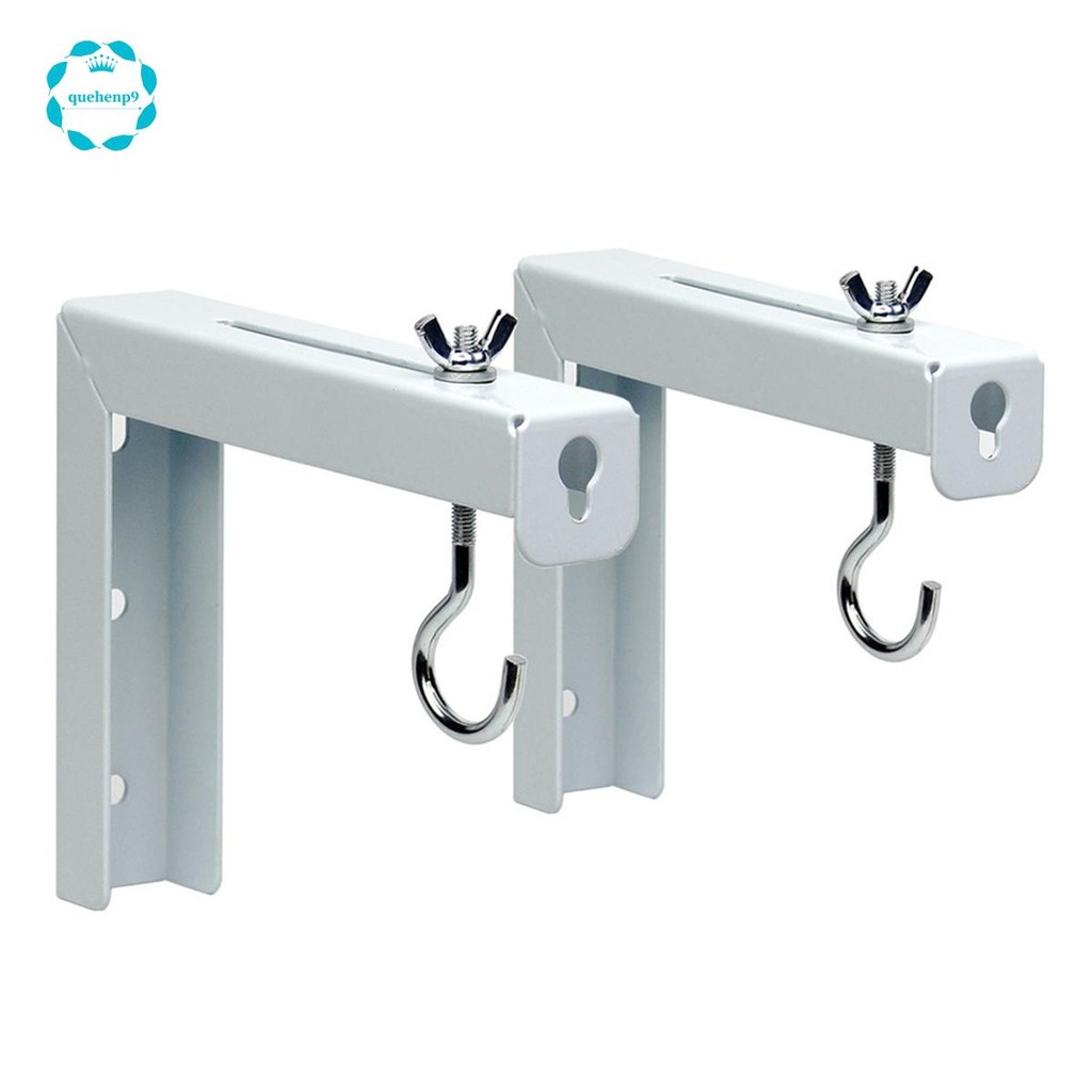 [quehenp9]2 ชิ้นโปรเจคเตอร์หน้าจอ L-Bracket ปรับขยาย Mount ขาตั้งติดตั้งแขวนผู้ถือ