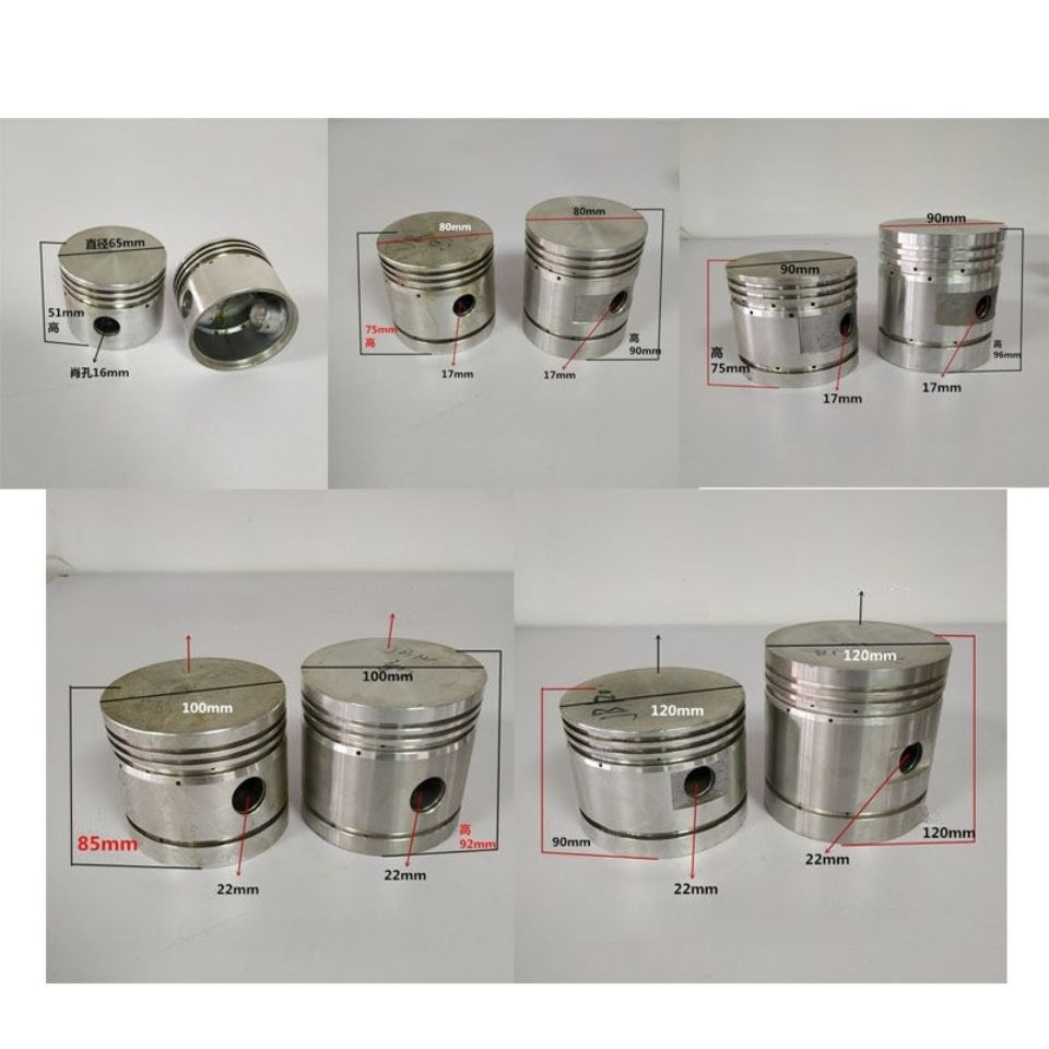 อะไหล่ปั๊มลม Jaguar et80 et90 ET100 ET120ลูกสูบอลูมิเนียม120/80/90/100