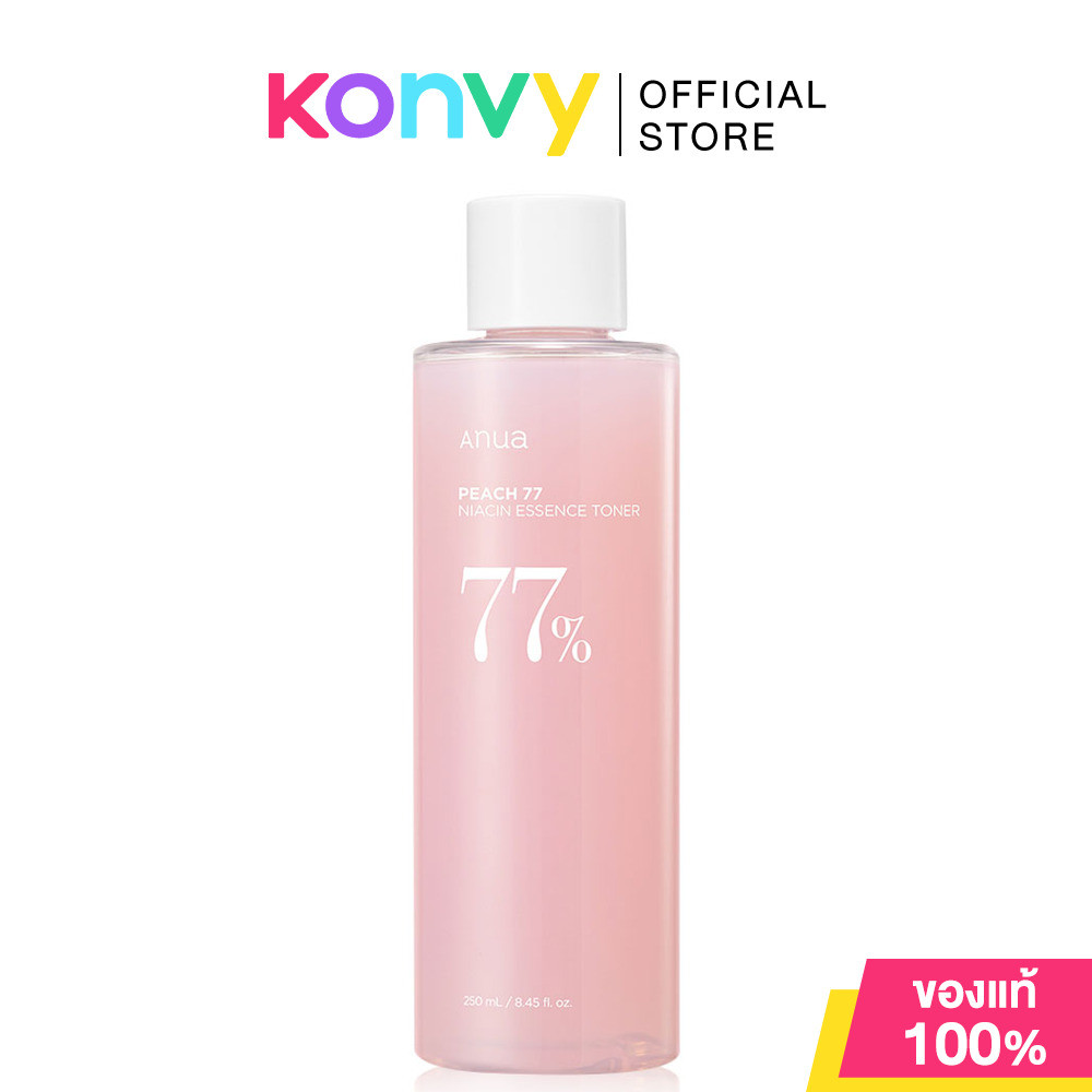 ANUA Peach 77 Niacin Essence Toner 250ml อานัว โทนเนอร์ผิวพีช.