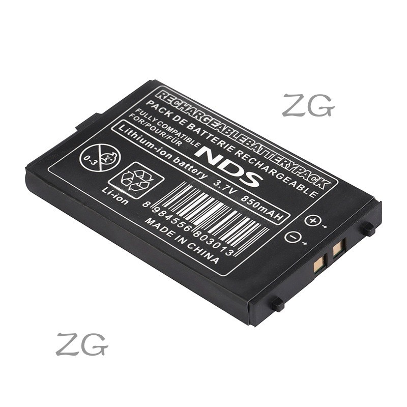 ZG Nintendo NDS Game Console NTR-003 850mah High Capacity Battery