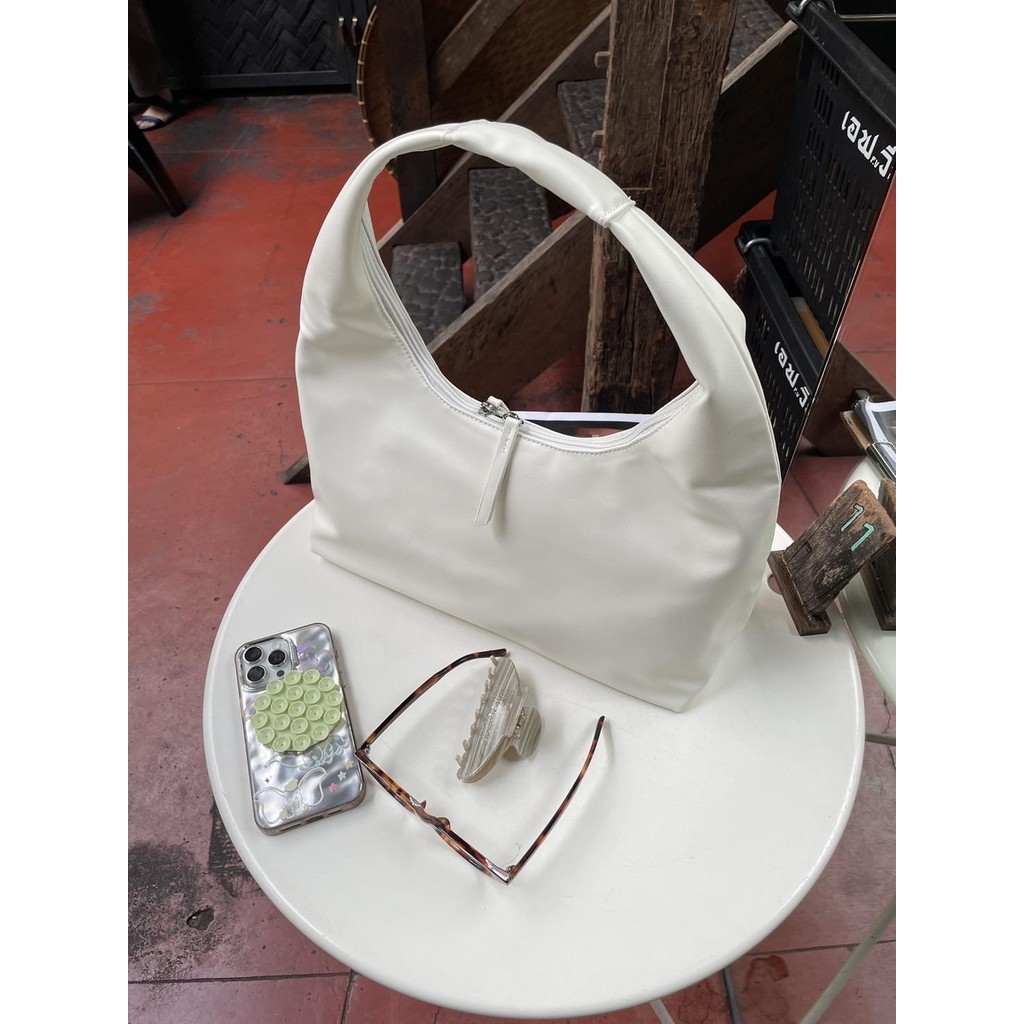 (The July Mansion) Large Jersey Handbags กระเป๋าถือ